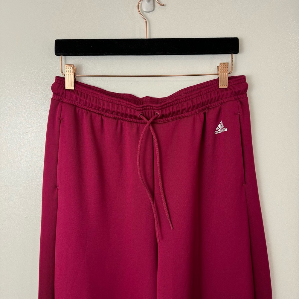 Adidas Zoe Saldana Wide Leg Aeroready Pants Women’s size Large - Picture 3 of 9